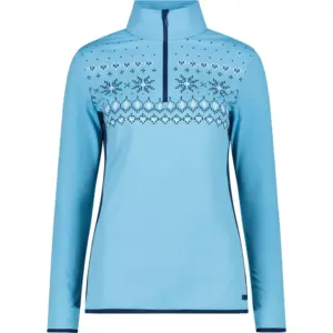 Cmp 35l0416 Sweatshirt Met Halve Rits Topaz
