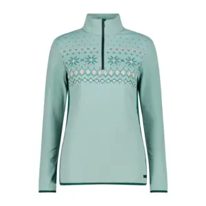 Cmp 35l0416 Sweatshirt Met Halve Rits Jade