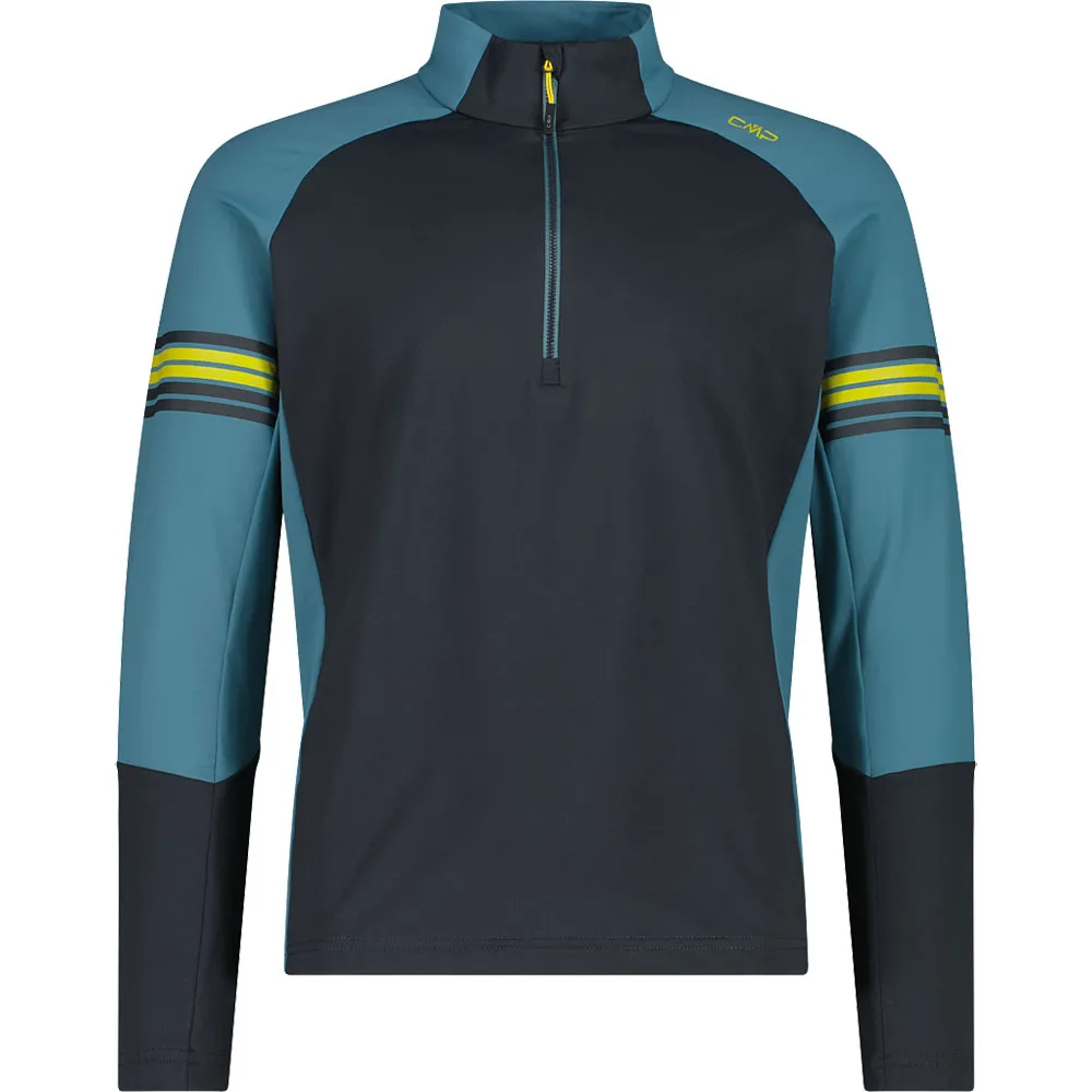 Cmp 35l0427 Sweatshirt Met Halve Rits Antraciet