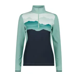Cmp 35l0556 Sweatshirt Met Halve Rits Jade