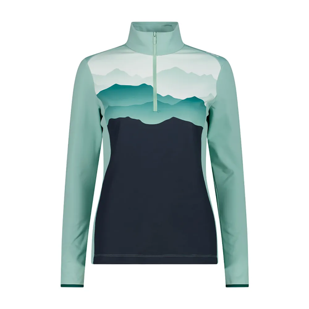 Cmp 35l0556 Sweatshirt Met Halve Rits Jade