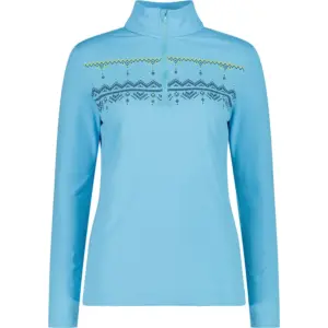 Cmp 35l0396 Sweatshirt Met Halve Rits Topaz