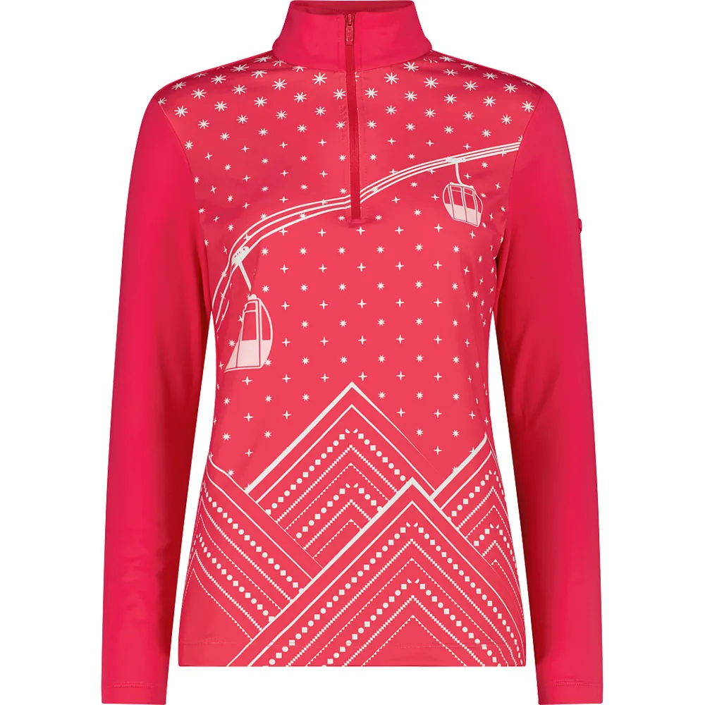 Cmp 35l0496 Sweatshirt Met Halve Rits Roze