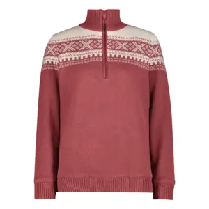 Cmp 7h86506 Half Rits Trui Peony