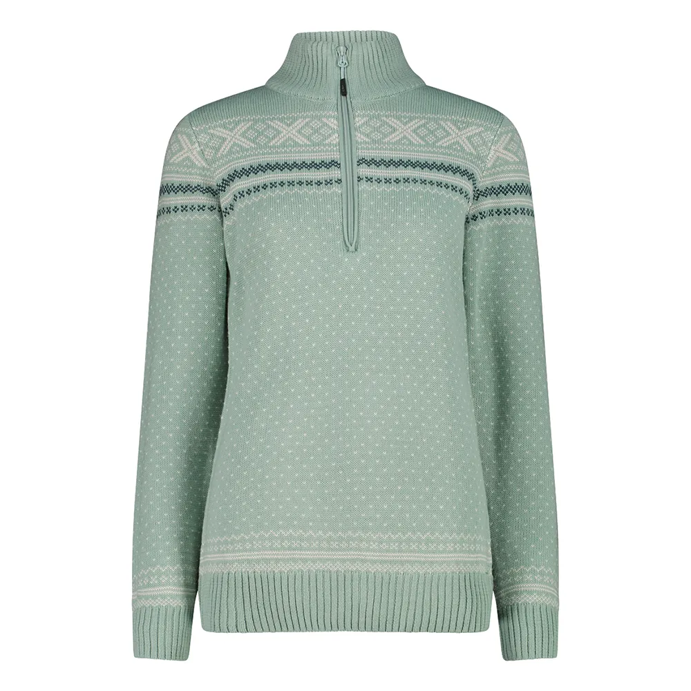 Cmp 7h76505 Half Rits Trui Jade