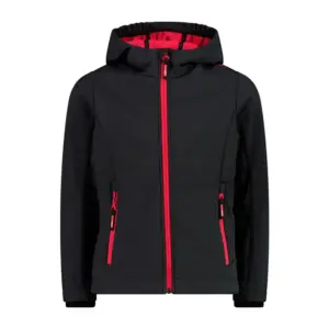 Cmp Fix Hood 3a29385n Softshelljack Antraciet