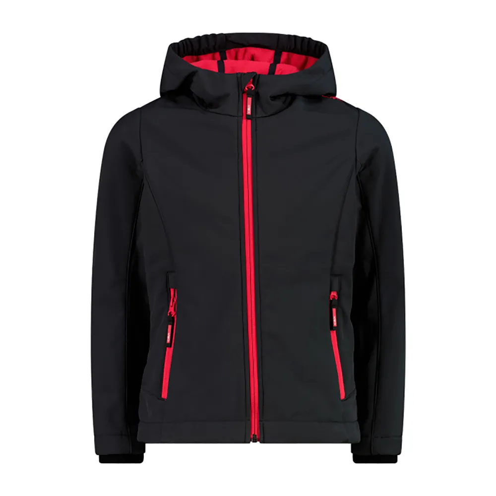 Cmp Fix Hood 3a29385n Softshelljack Antraciet