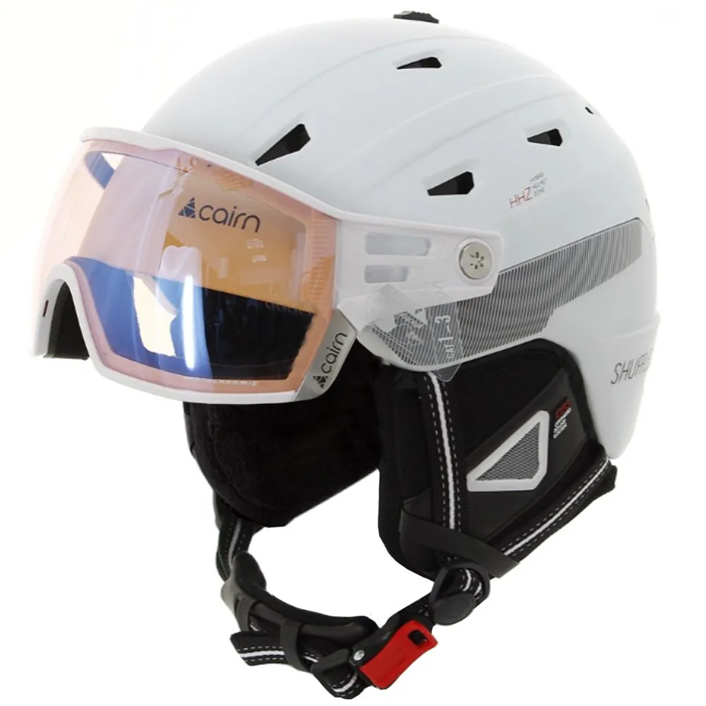 Cairn Shuffle S-visor Evolight Nxt Helm Met Vizier Wit