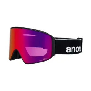 Anon M4 Cylindrical+bonus Lens+mfi Face Mask Low Bridge Skibril Zwart