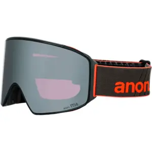 Anon M4 Cylindrical+bonus Lens+mfi Face Mask Low Bridge Skibril Rood