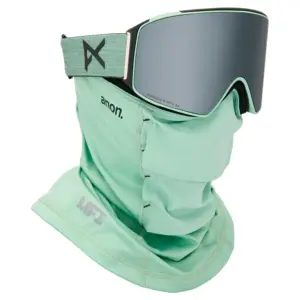 Anon M4 Cylindrical+bonus Lens+mfi Face Mask Skibril Soft Sage