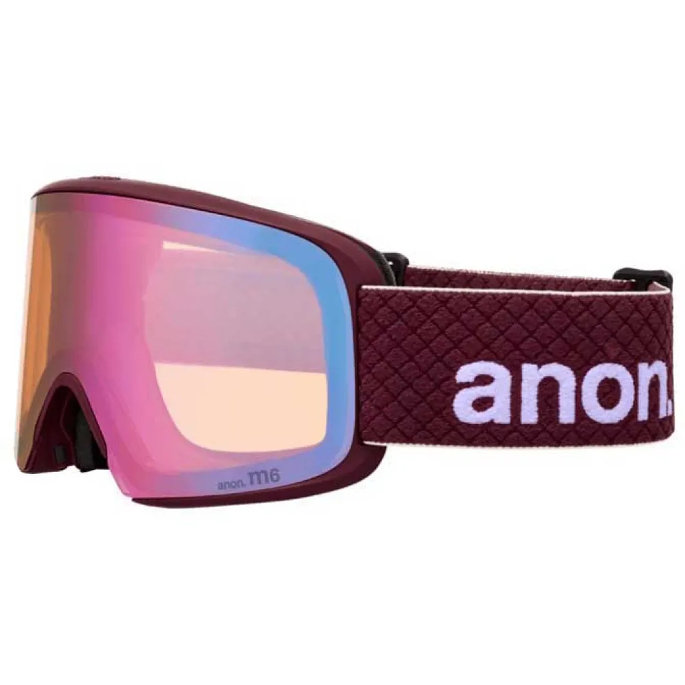 Anon M6 Skibril Deep Cherry