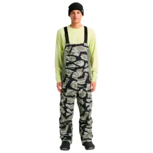 Burton Reserve 2l Stretch Bib Broek Grafitti Camo/forest Moss