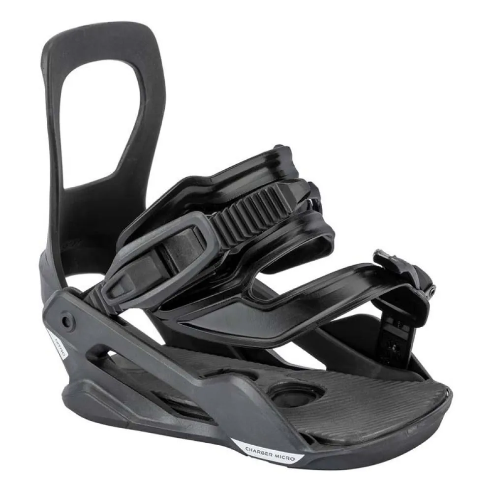 Nitro Charger Micro Box Junior Snowboardbindingen Zwart