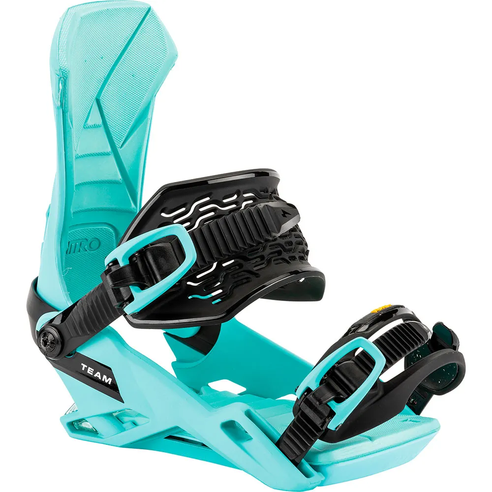 Nitro Team Snowboardbindingen Blauw