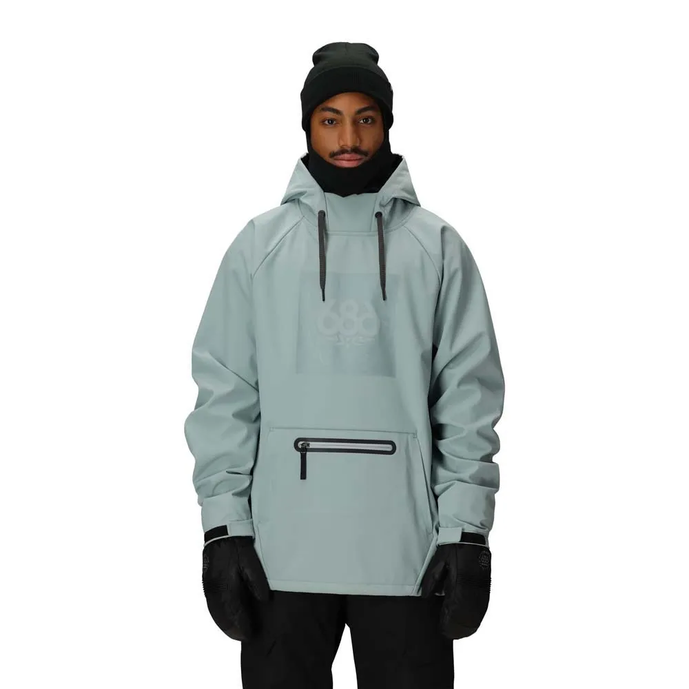 686 Waterproof Hoody Softshelljack Dusty Marine