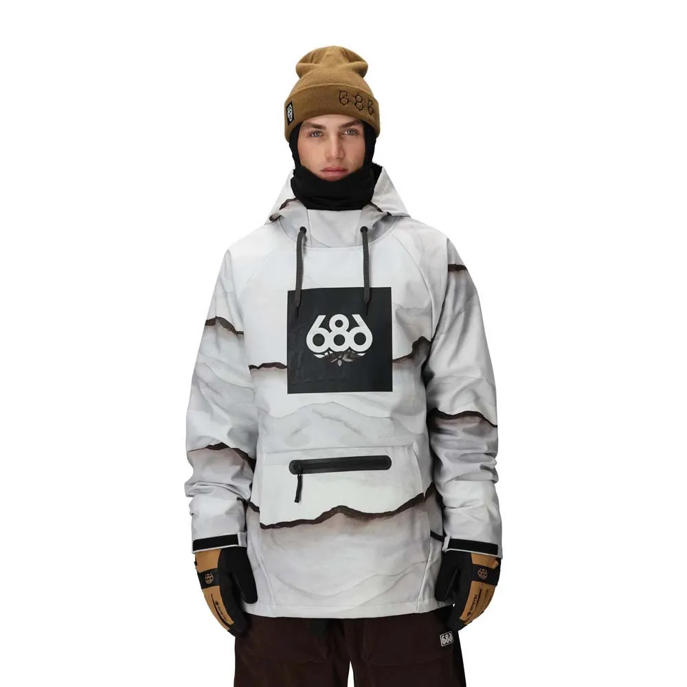 686 Waterproof Hoody Softshelljack Smoke Mountain Print