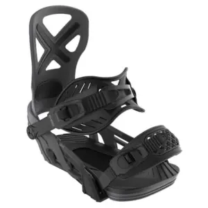 Bent Metal Anvil Snowboardbindingen Zwart