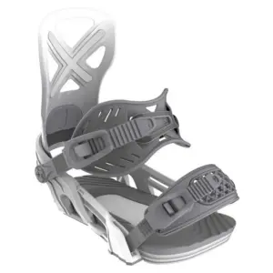 Bent Metal Anvil Snowboardbindingen Grijs