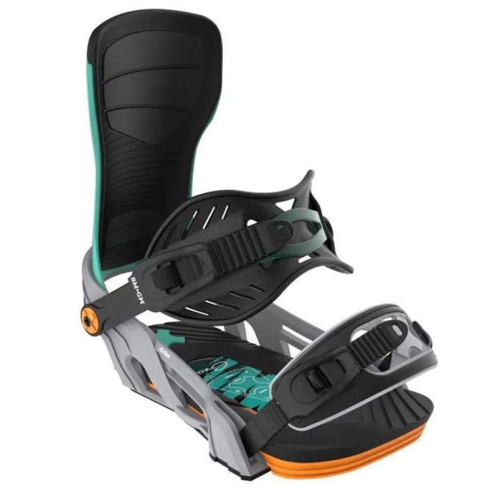Bent Metal Axtion Snowboardbindingen Grijs