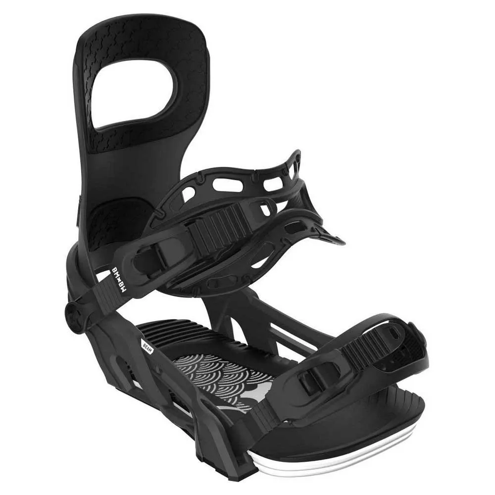 Bent Metal Beam Snowboardbindingen Zwart