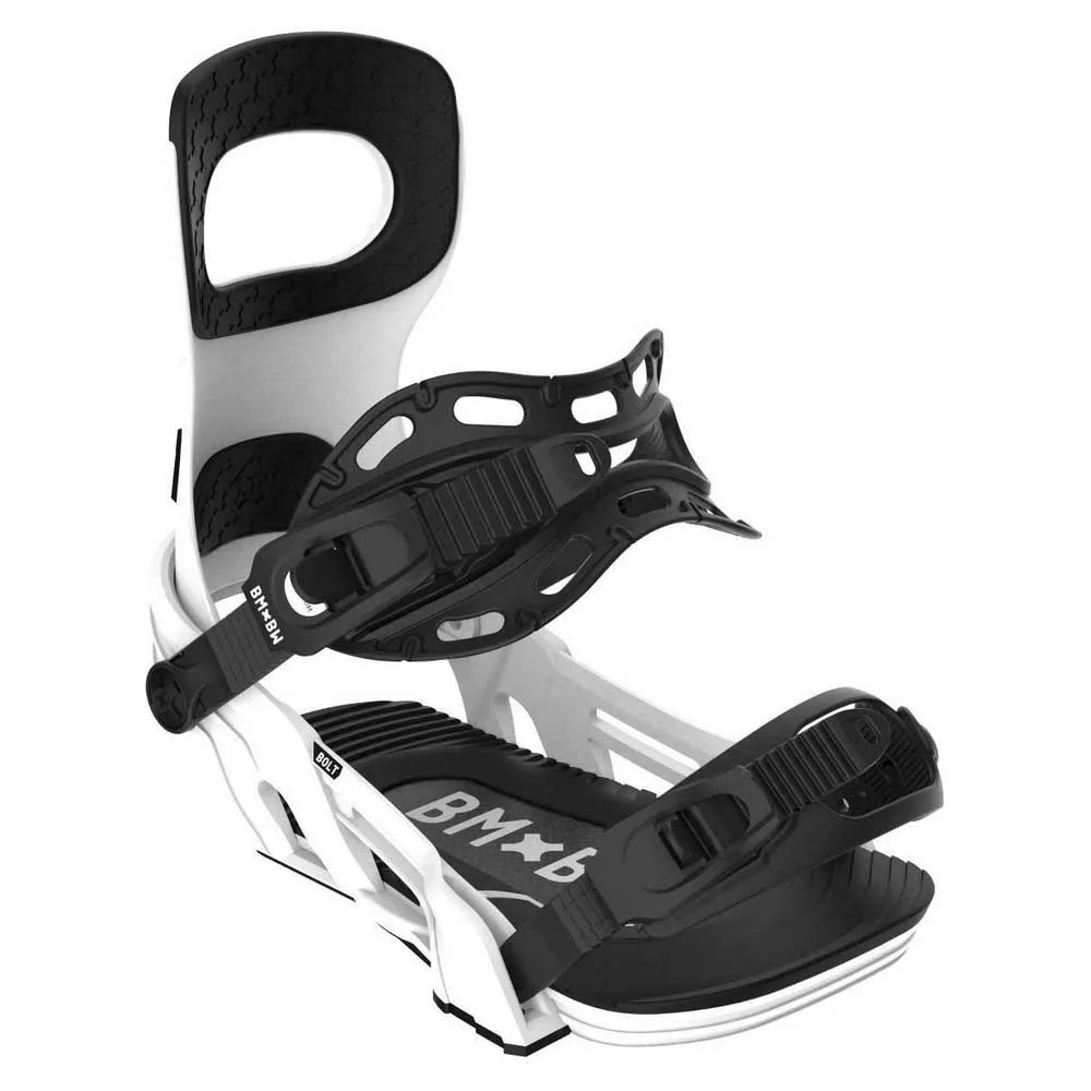 Bent Metal Bolt Snowboardbindingen Wit