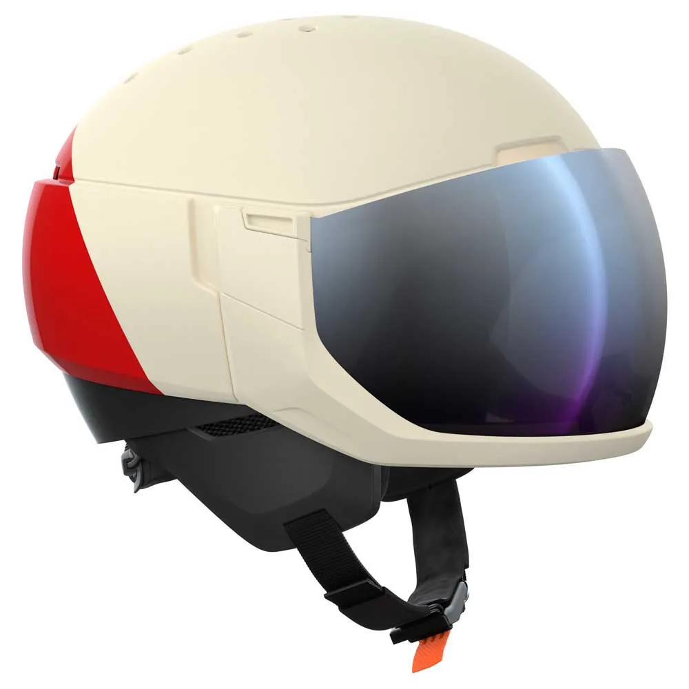 Poc Levator Mips Helm Met Vizier Rouge / Blanc