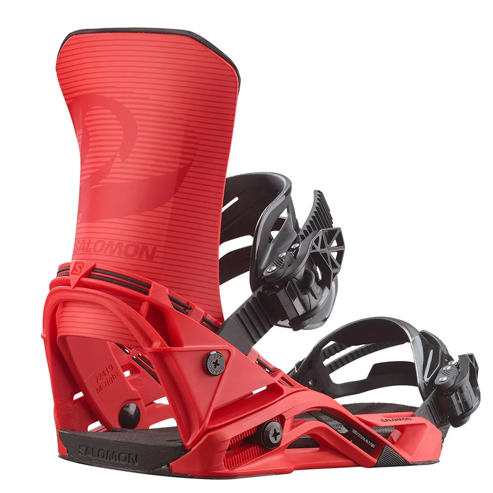 Salomon District Snowboardbindingen Rood