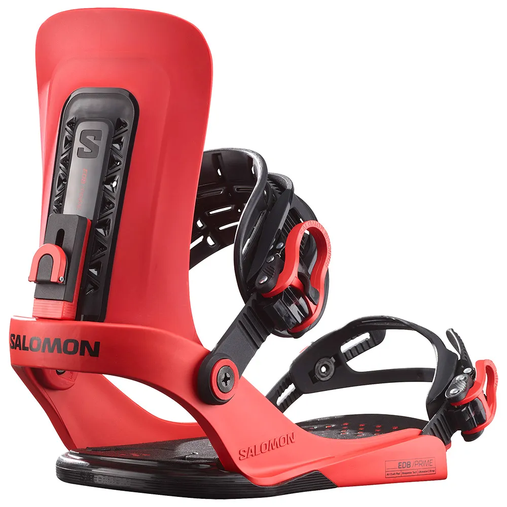 Salomon Edb Prime Snowboardbindingen Rood