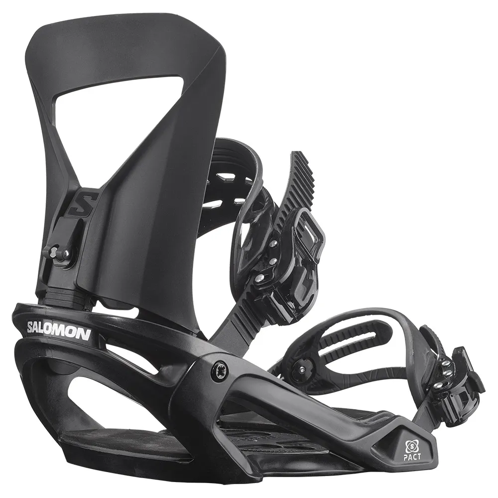 Salomon Pact Snowboardbindingen Zwart