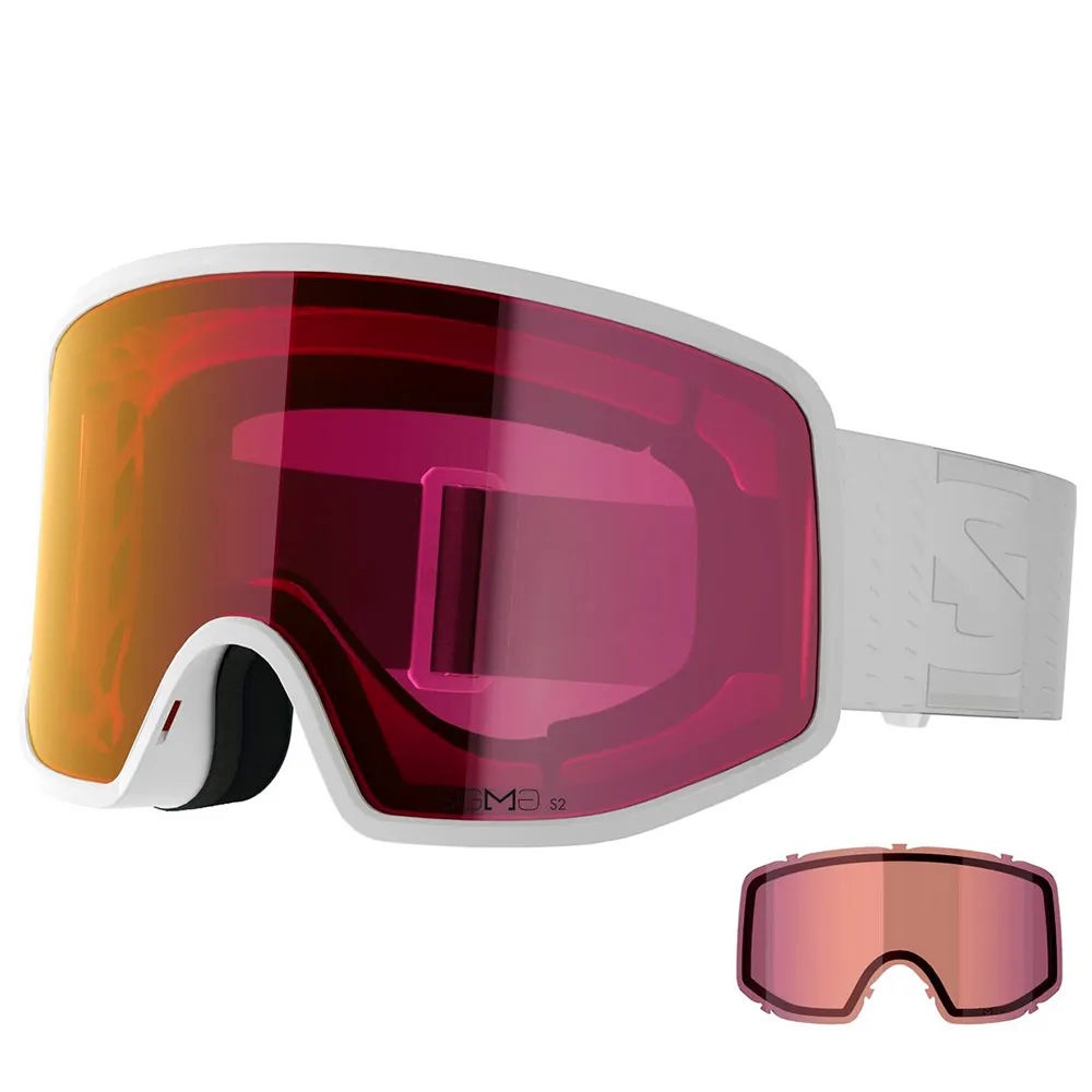 Salomon Sentry Pro Sigma Skibril Wit