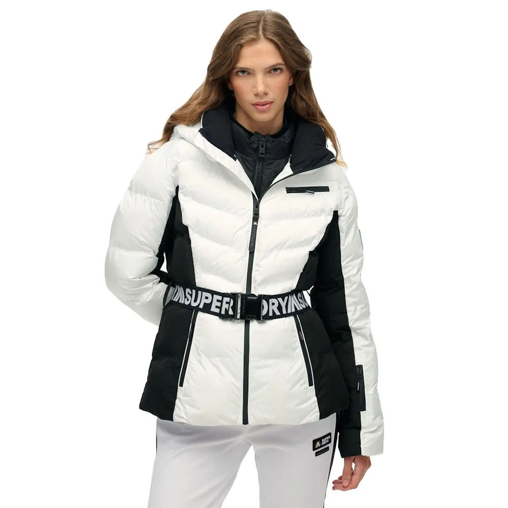 Superdry Luxe Belted Jas Optic