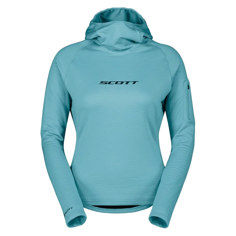 Scott Defined Light Pullover Sweatshirt Met Halve Rits Blauw