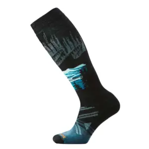 Smartwool Ski Full Cushion Alpine Auroras Sokken Zwart