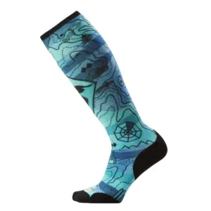 Smartwool Ski Targeted Cushion Topo Treasure Sokken Blauw