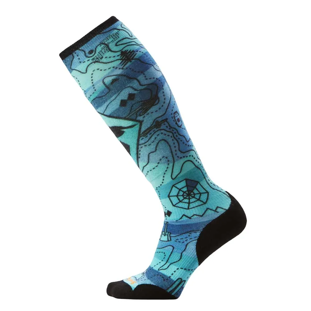 Smartwool Ski Targeted Cushion Topo Treasure Sokken Blauw
