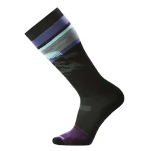 Smartwool Snowboard Targeted Cushion Mountain Sunrise Sokken Zwart