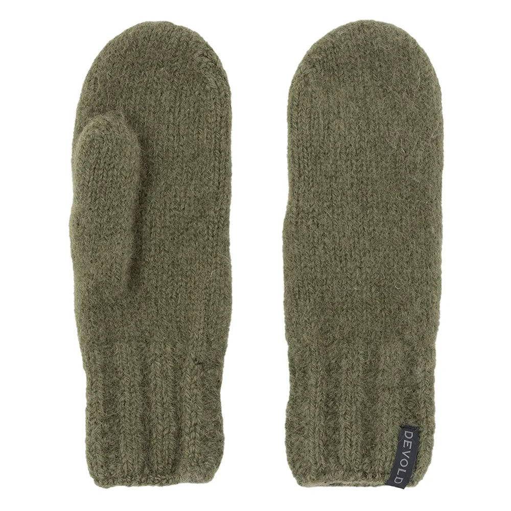 Devold Of Norway Nansen Wool Handschoenen Olijf