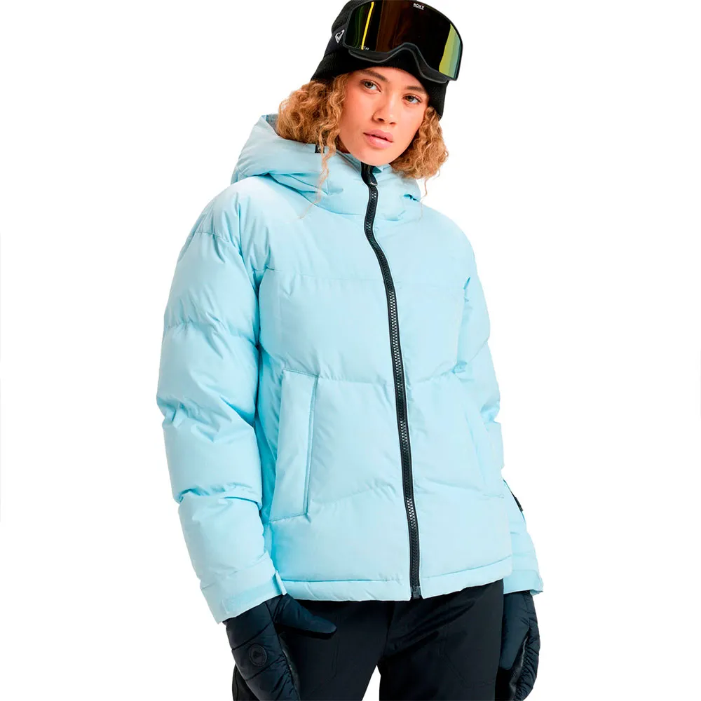Roxy Alofted Puffy Jas Blauw