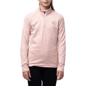 Rossignol Warm Stretch Sweatshirt Met Halve Rits Roze