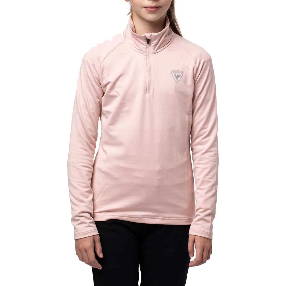 Rossignol Warm Stretch Sweatshirt Met Halve Rits Roze