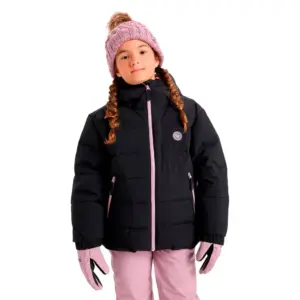 Roxy Snowy Hill Puffy Jas Zwart