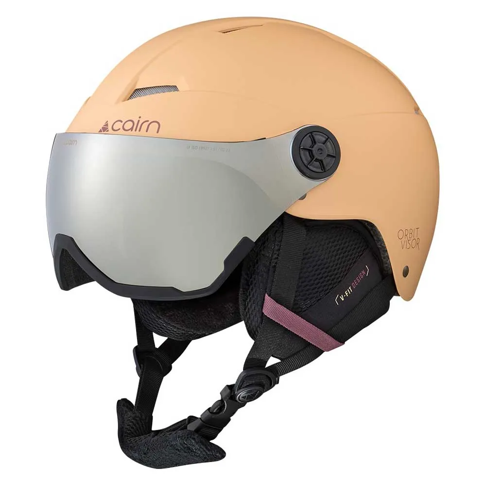Cairn Orbit Helm Met Vizier Mat Peach