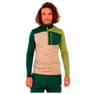 Protest Draw Sweatshirt Met Halve Rits Groen