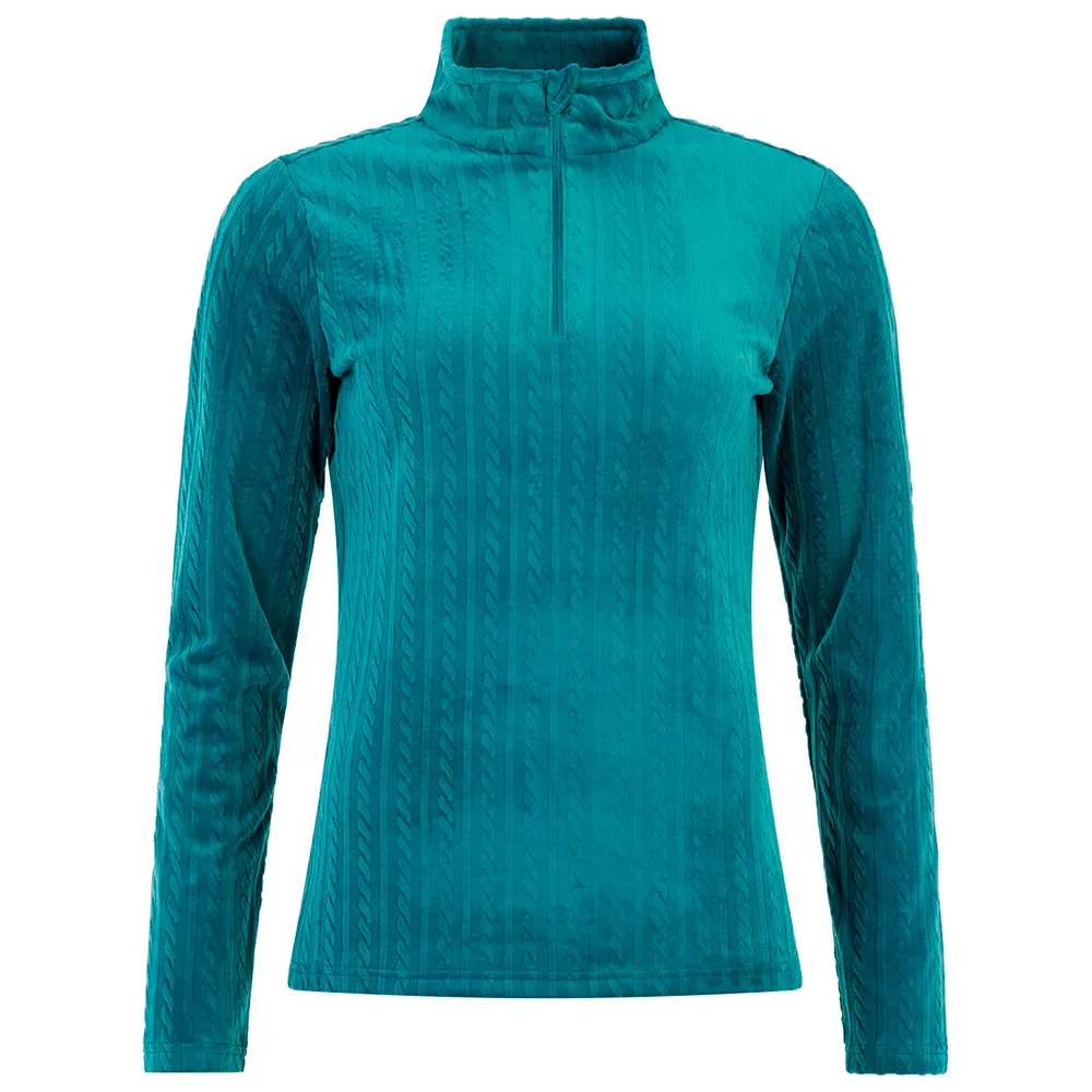 Protest Gail Sweatshirt Met Halve Rits Blauw