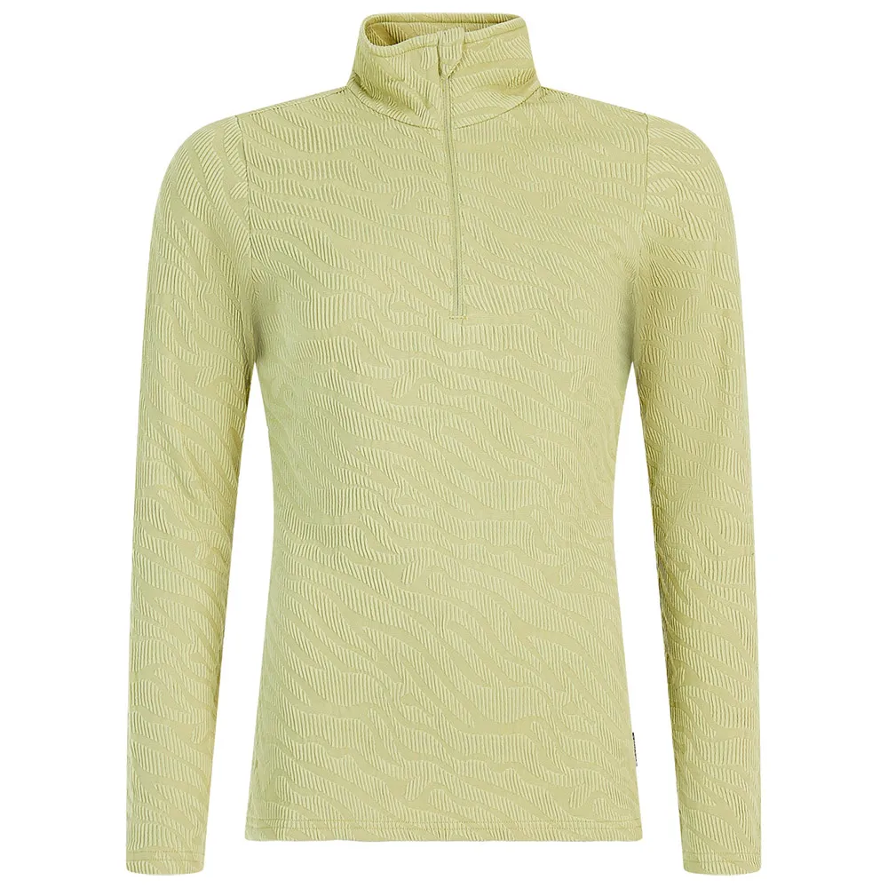 Protest Shirley Sweatshirt Met Halve Rits Groen