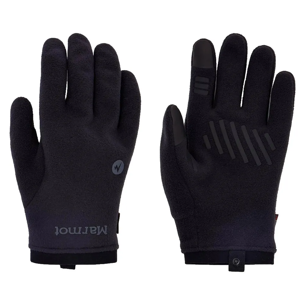 Marmot Polartec Windbloc Handschoenen Zwart