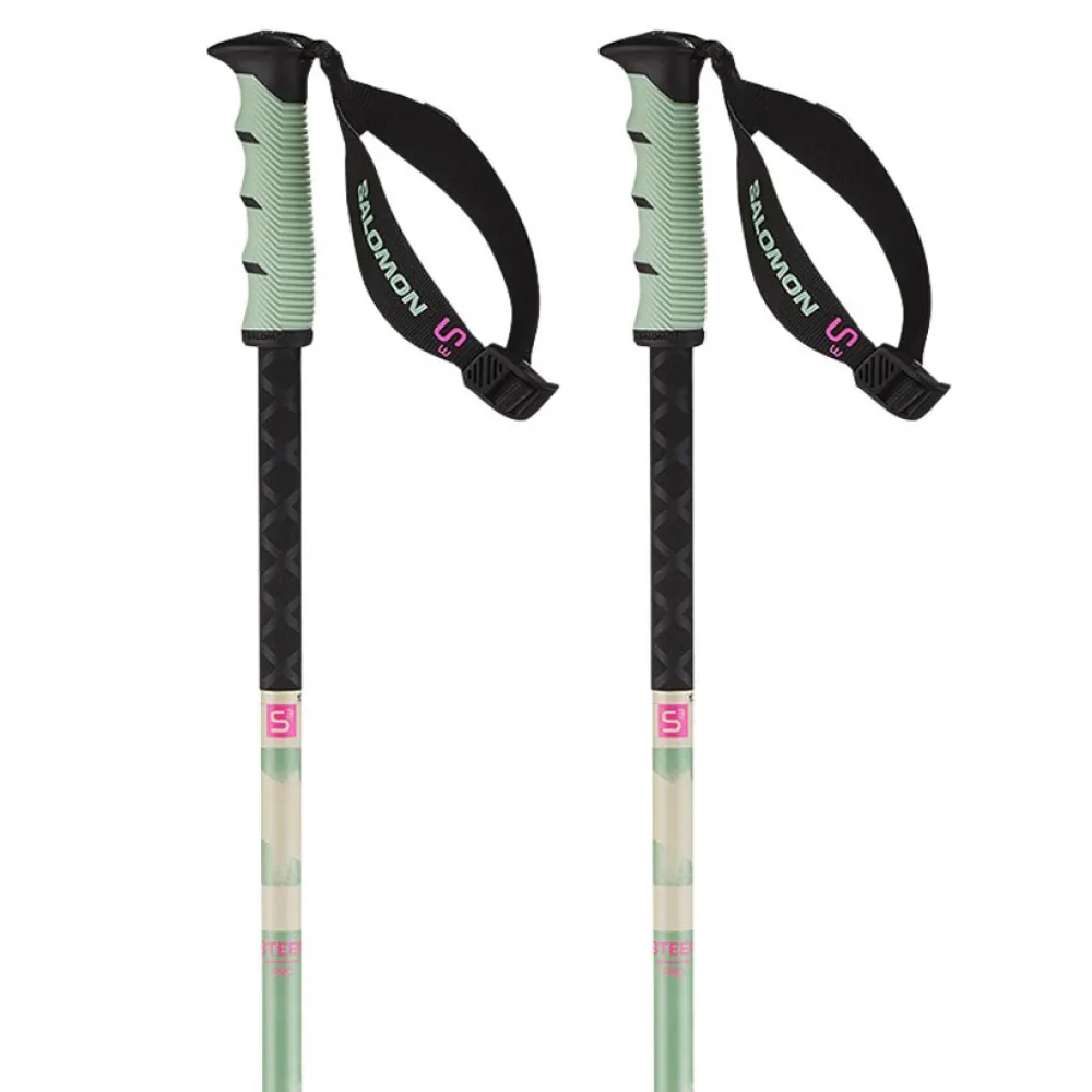 Salomon Steep Pro S3 Stokken Groen