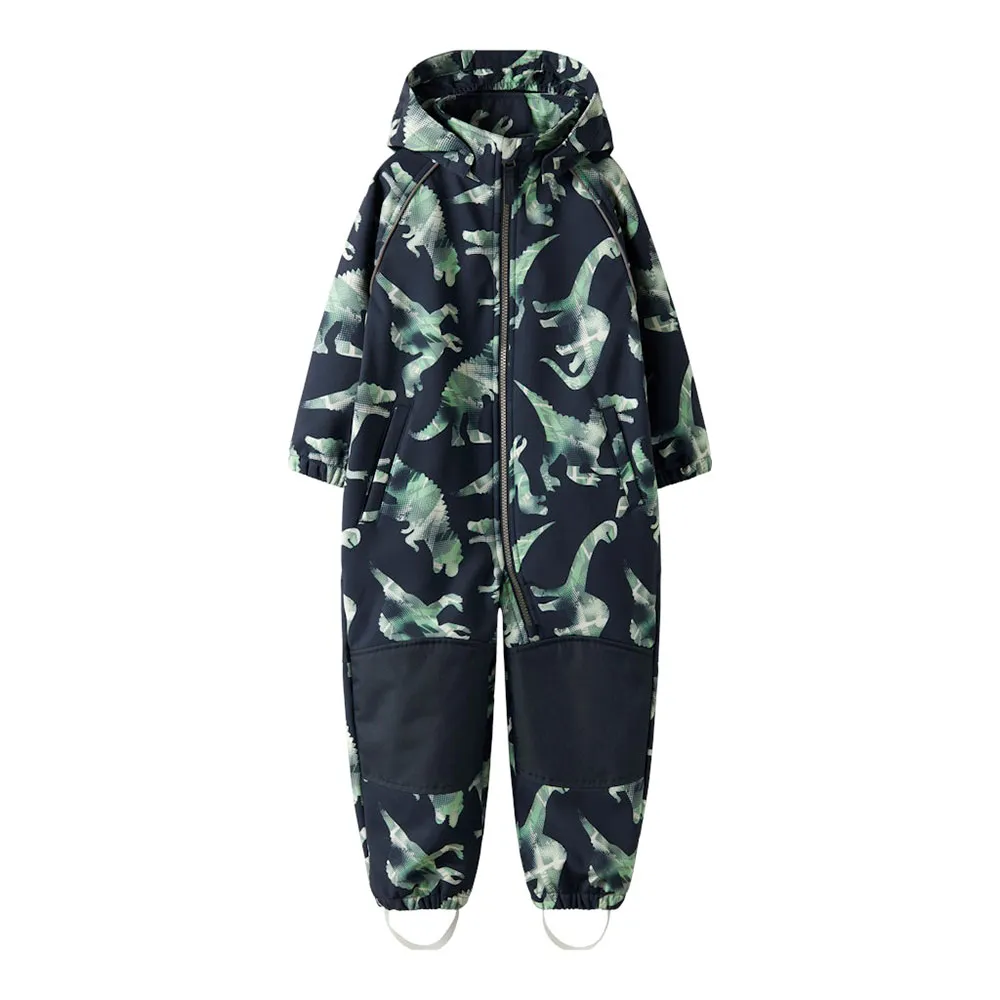 Name It Alfa 08 Softshell Overall Dark Sapphire / Graphic Dino
