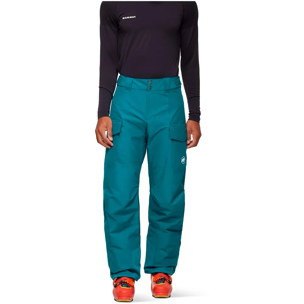 Mammut Fall Line Hardshell Thermo Broek Turquoise